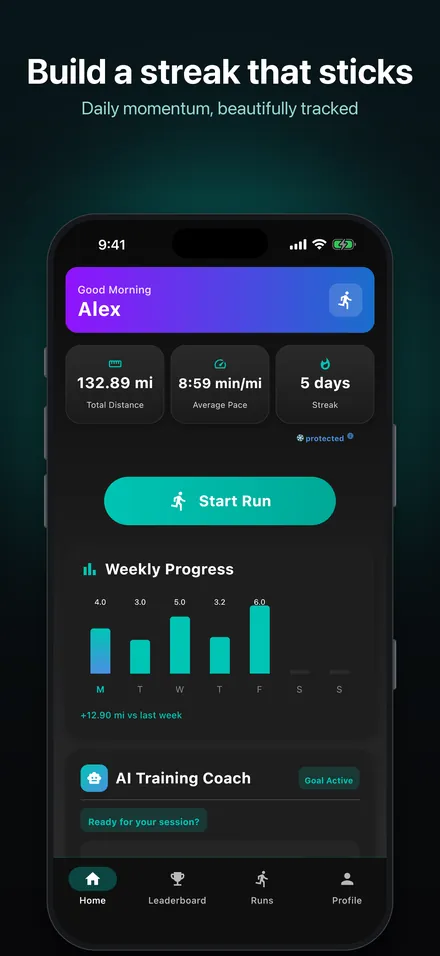 Flux Run iPhone screenshot 1